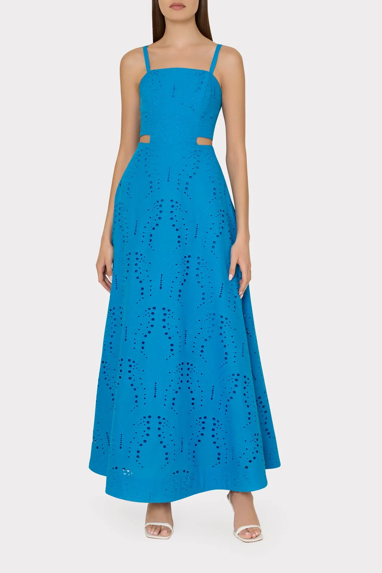 Crosby Butterfly Eyelet Maxi Dress - Best Keywords: Butterfly Eyelet Maxi Dress