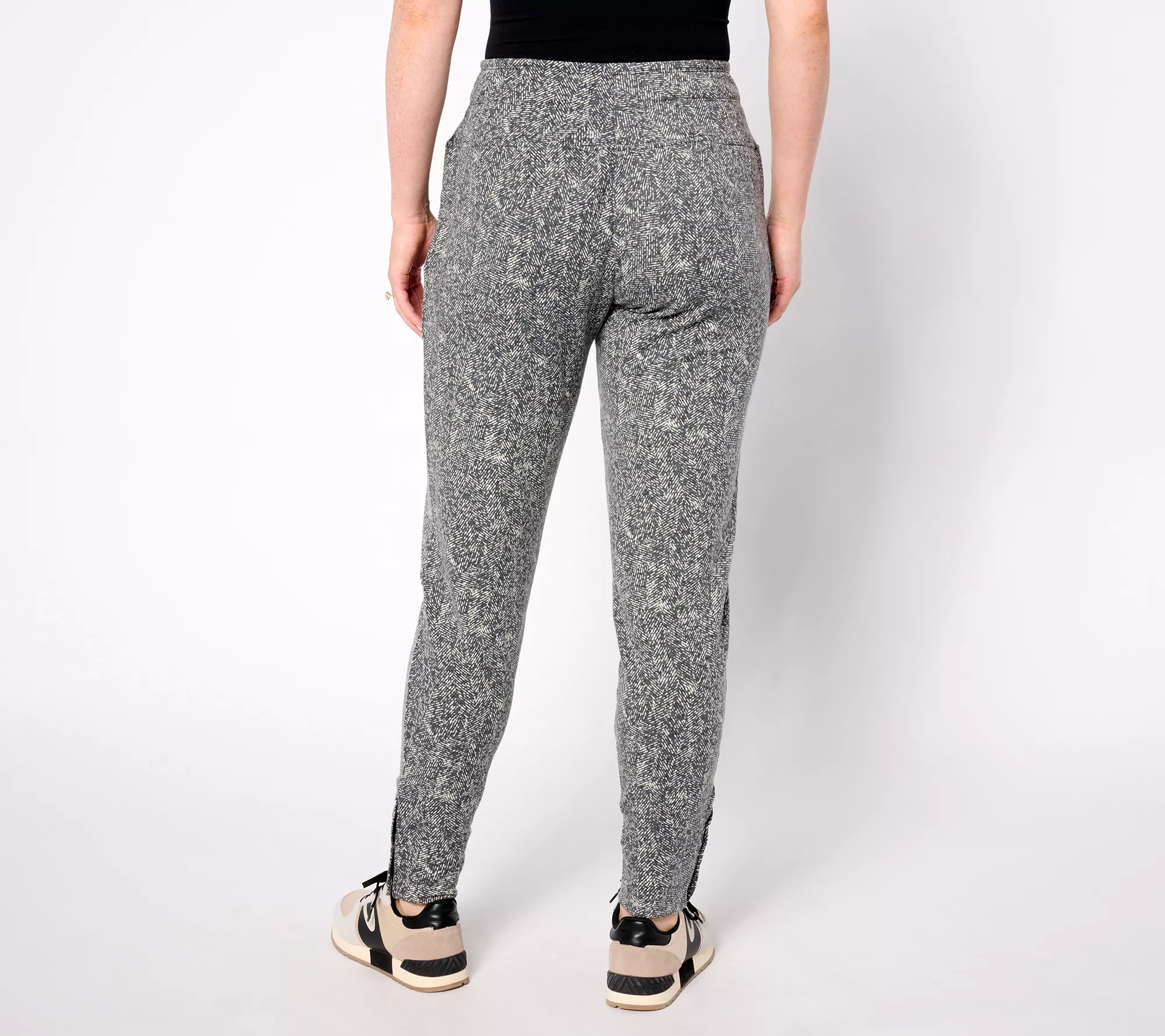 Cuddl Duds Comfortwear Petite Button Hem Joggers