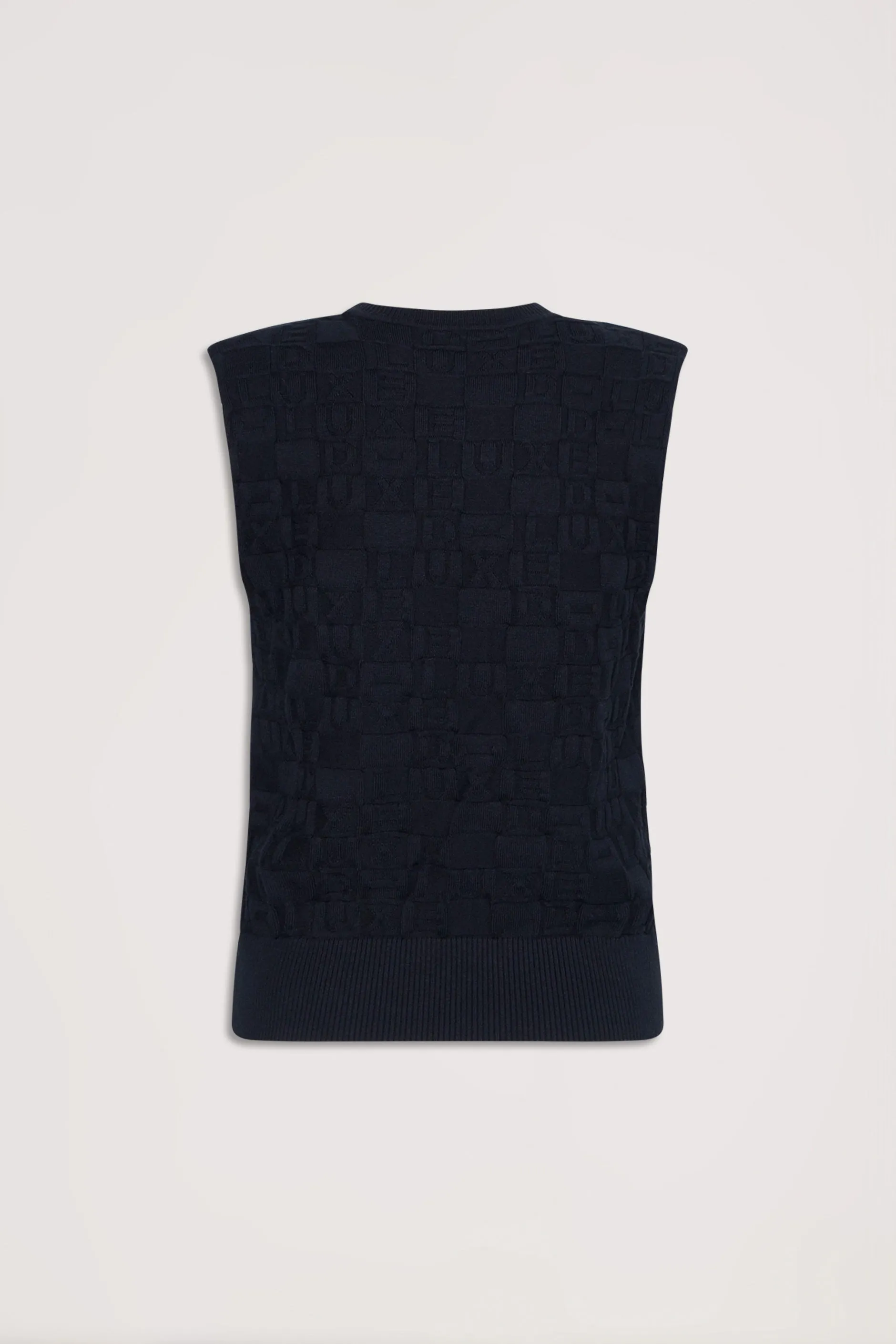 D-Luxe Monogram Knit Tank