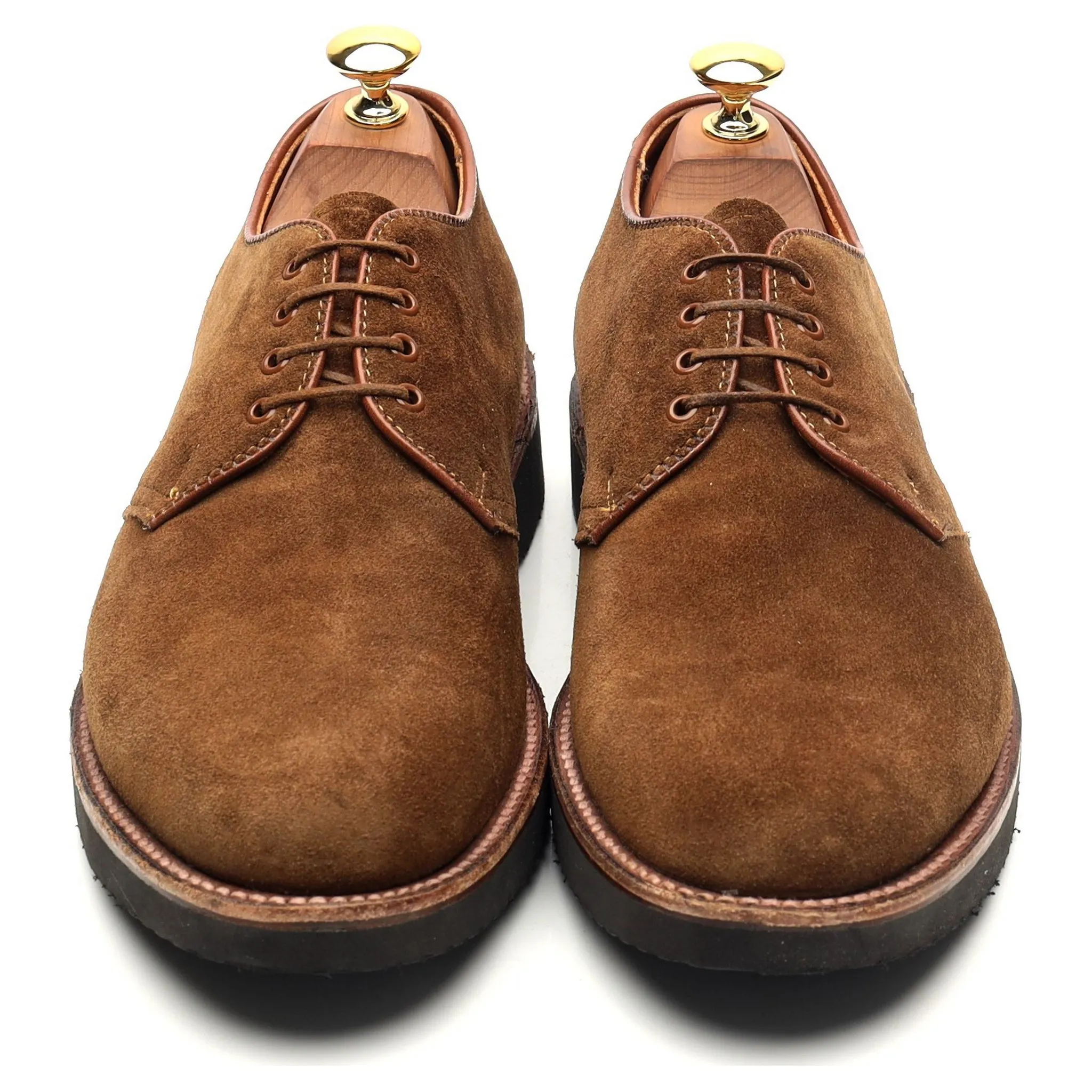 'D6407' Brown Suede Derby UK 7 US 7.5 D