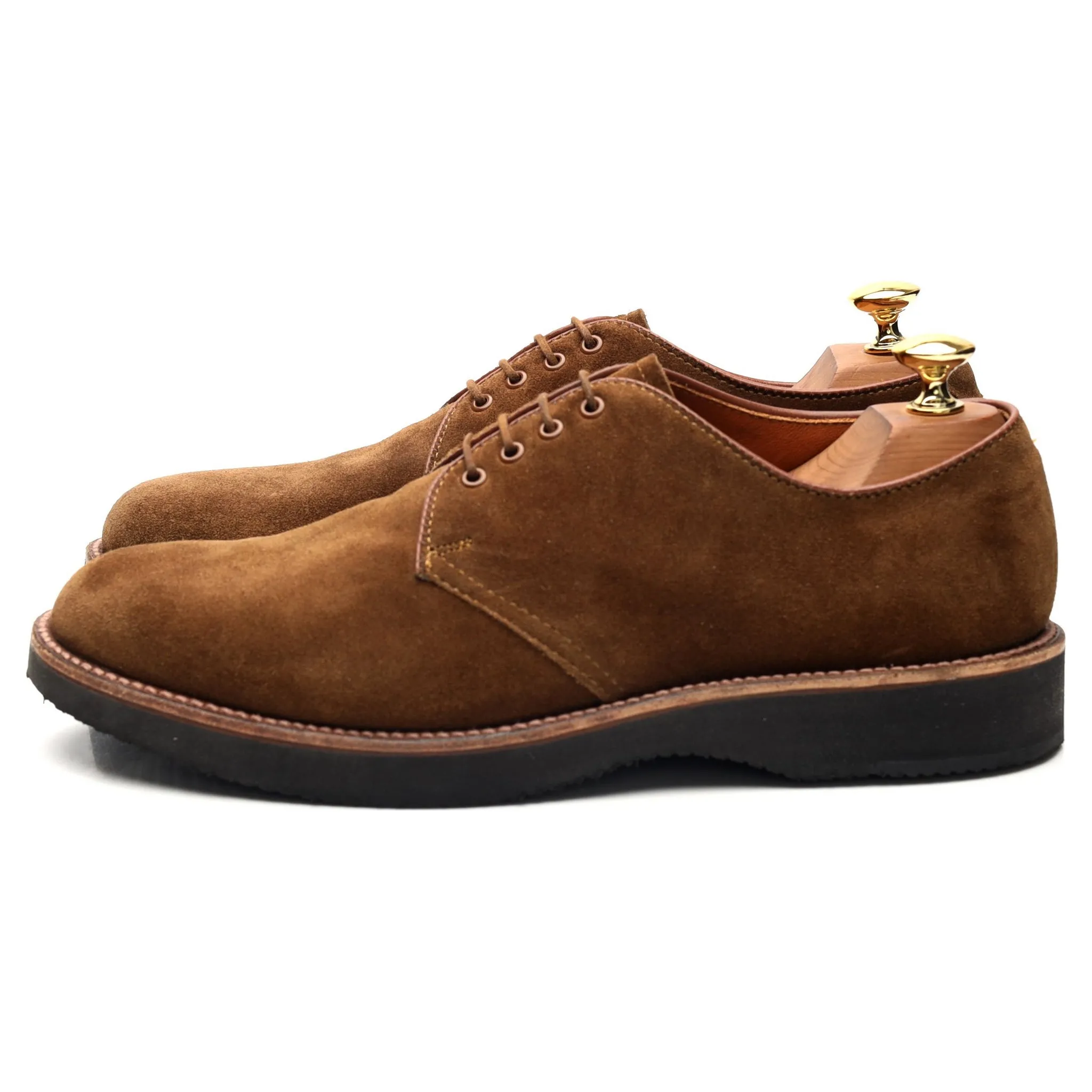 'D6407' Brown Suede Derby UK 7 US 7.5 D