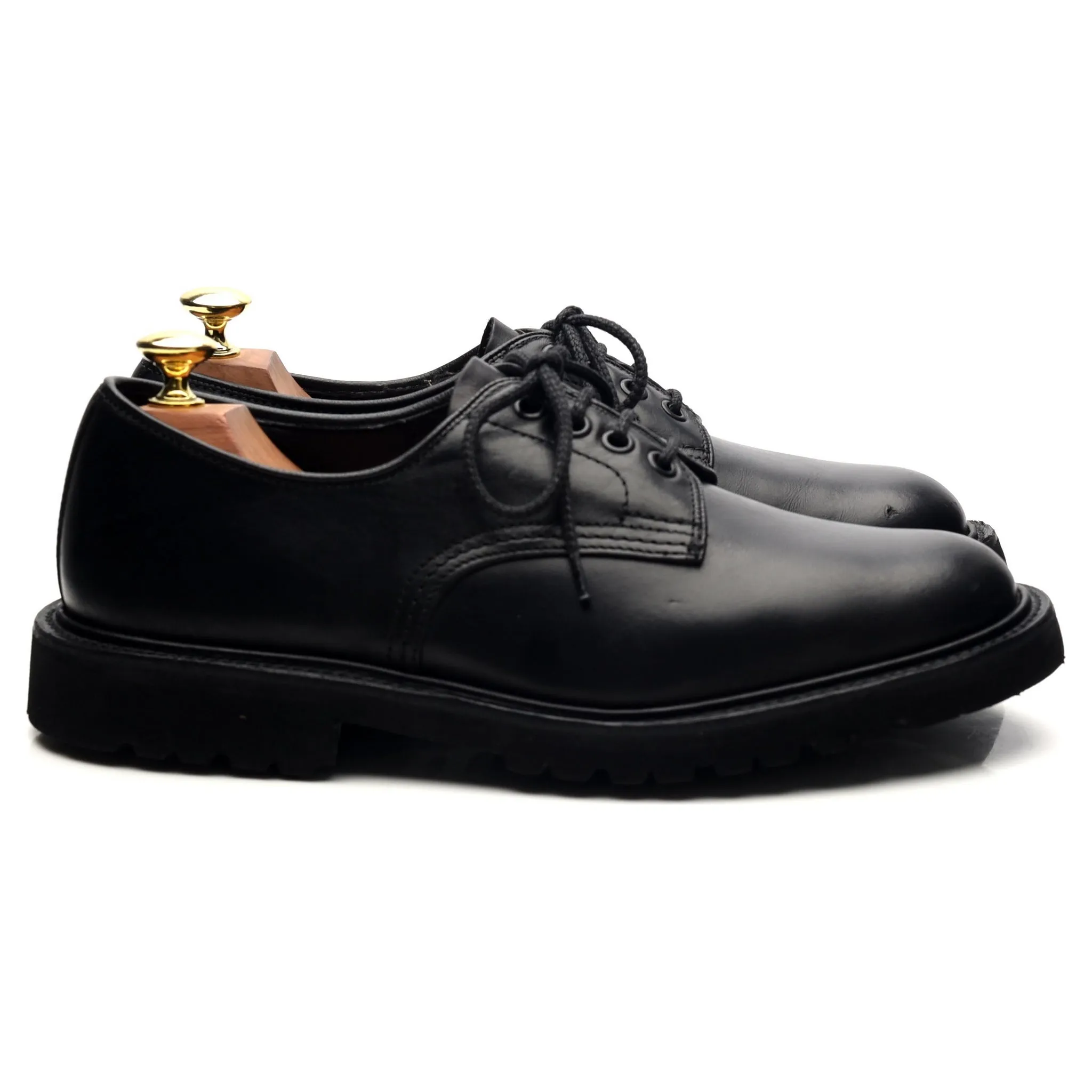 'Daniel' Black Leather Derby UK 7