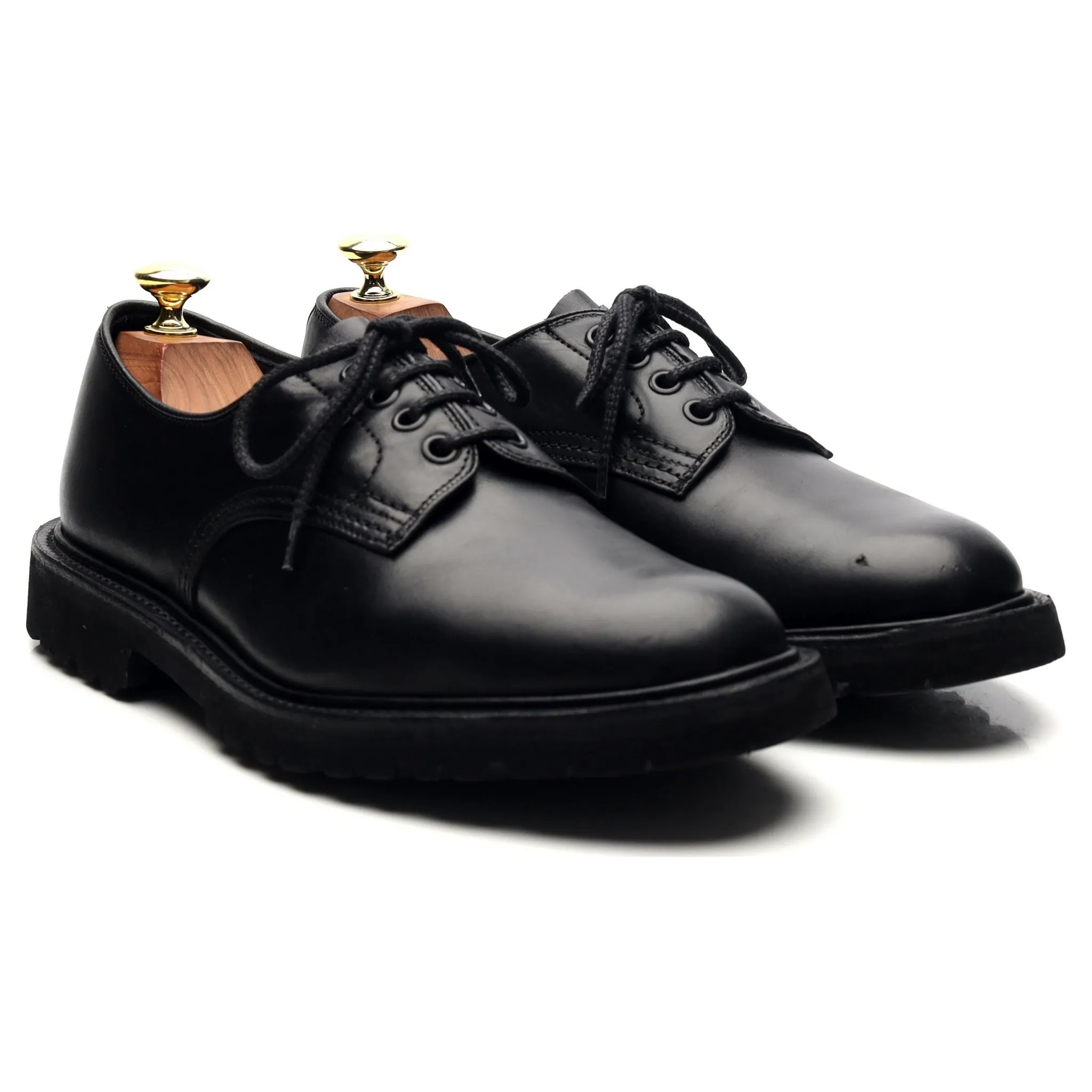 'Daniel' Black Leather Derby UK 7