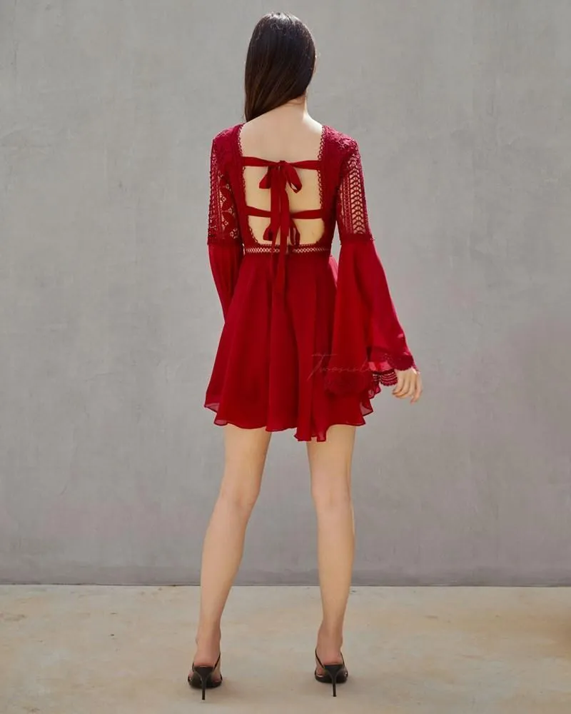 Red Darcy Dress