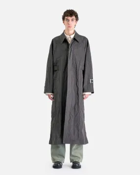 Dark Grey Long Coat by Acne Studios