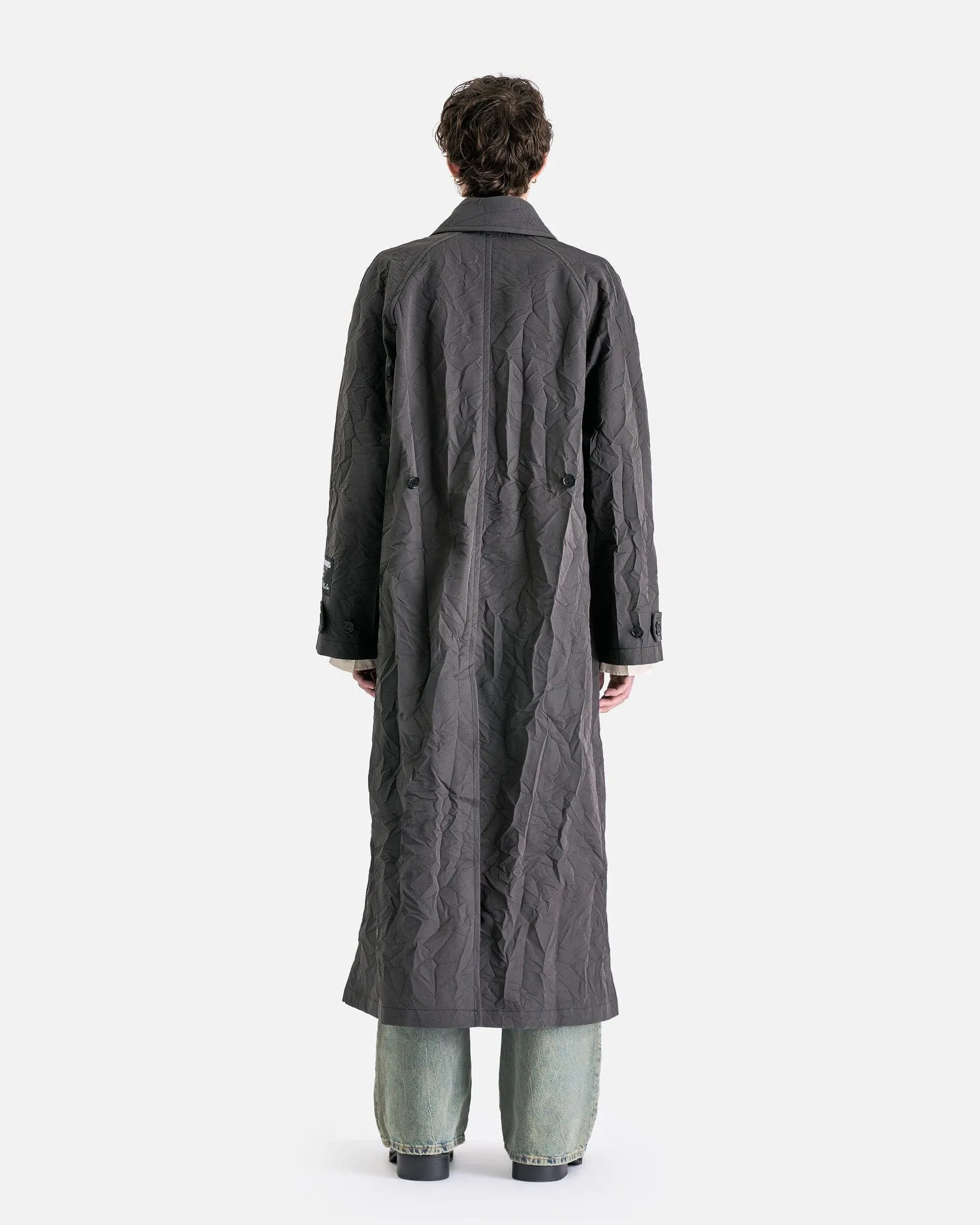 Dark Grey Long Coat by Acne Studios