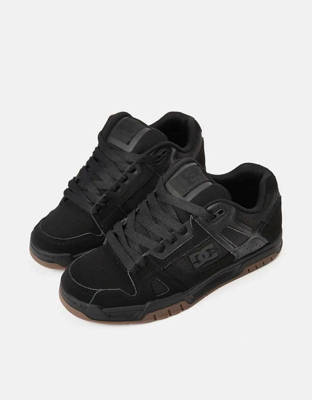 DC Stag Skate Shoes - Black/Gum