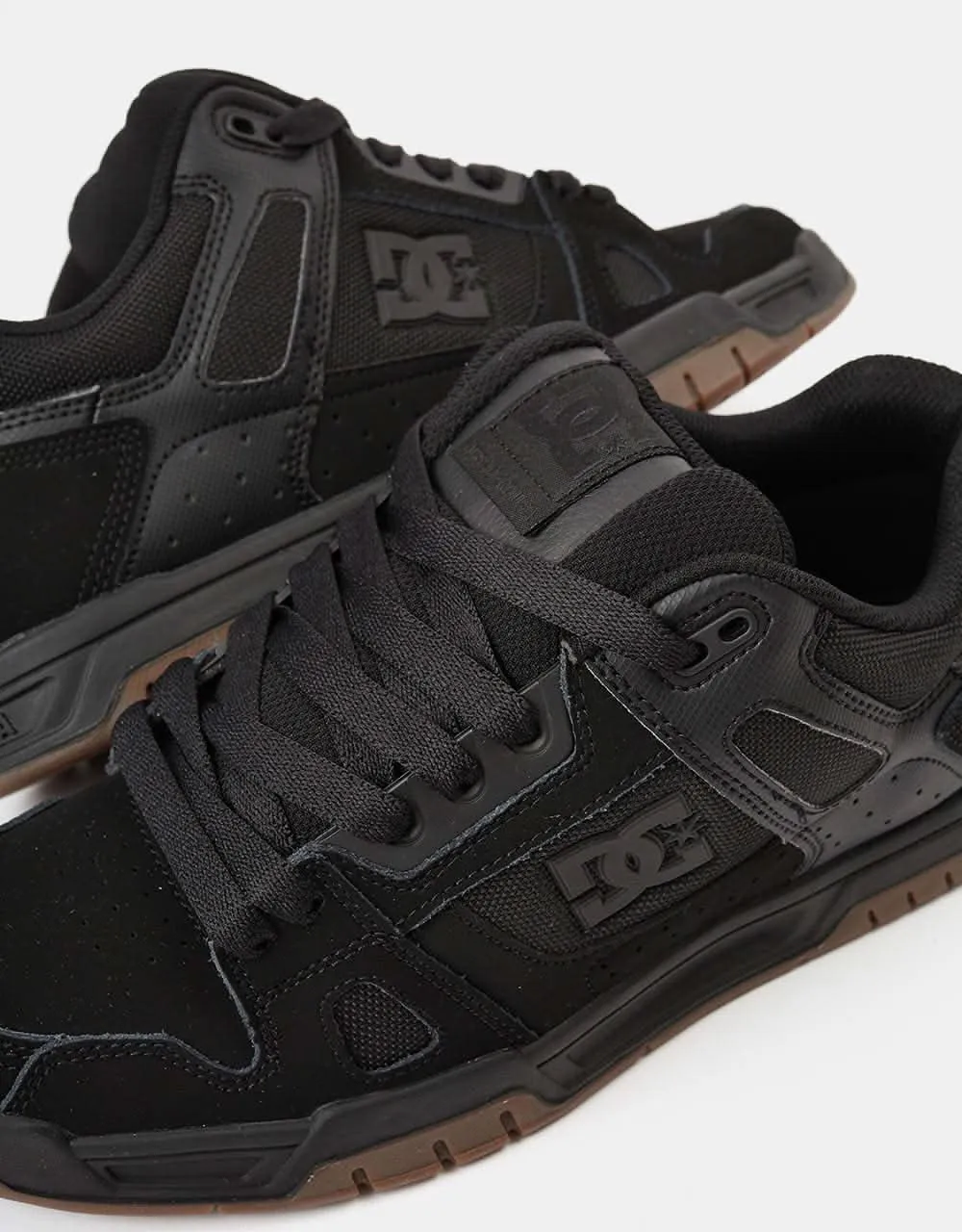 DC Stag Skate Shoes - Black/Gum