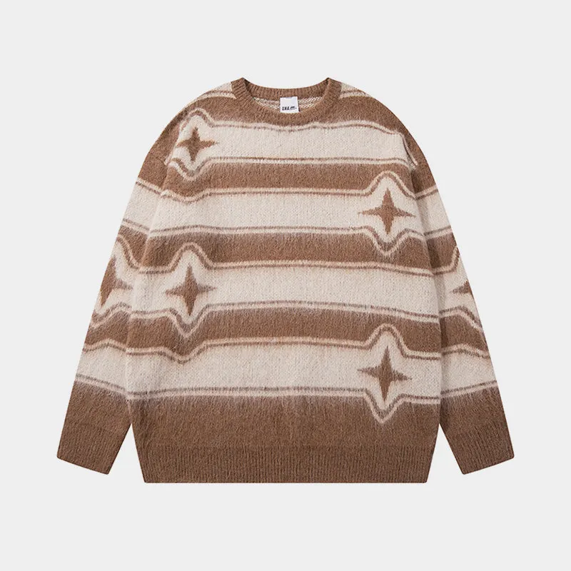 Desert Waves | Striped Knit Jumper