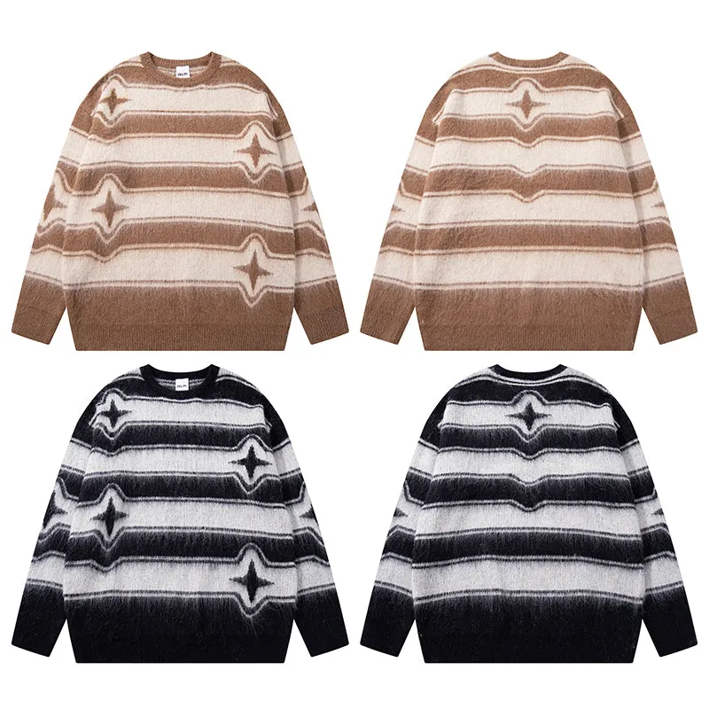 Desert Waves | Striped Knit Jumper