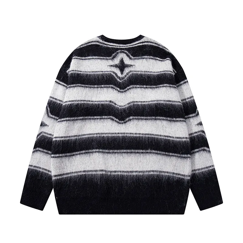 Desert Waves | Striped Knit Jumper