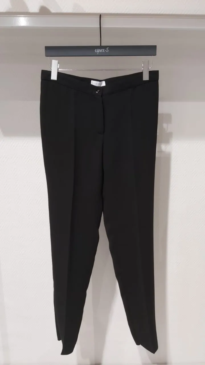 Diana Gallesi STRAIGHT CUT COTON TROUSERS