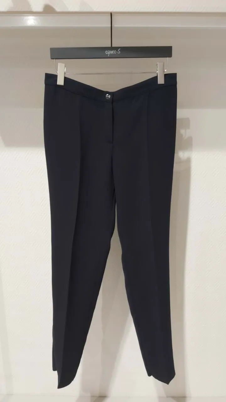 Diana Gallesi STRAIGHT CUT COTON TROUSERS