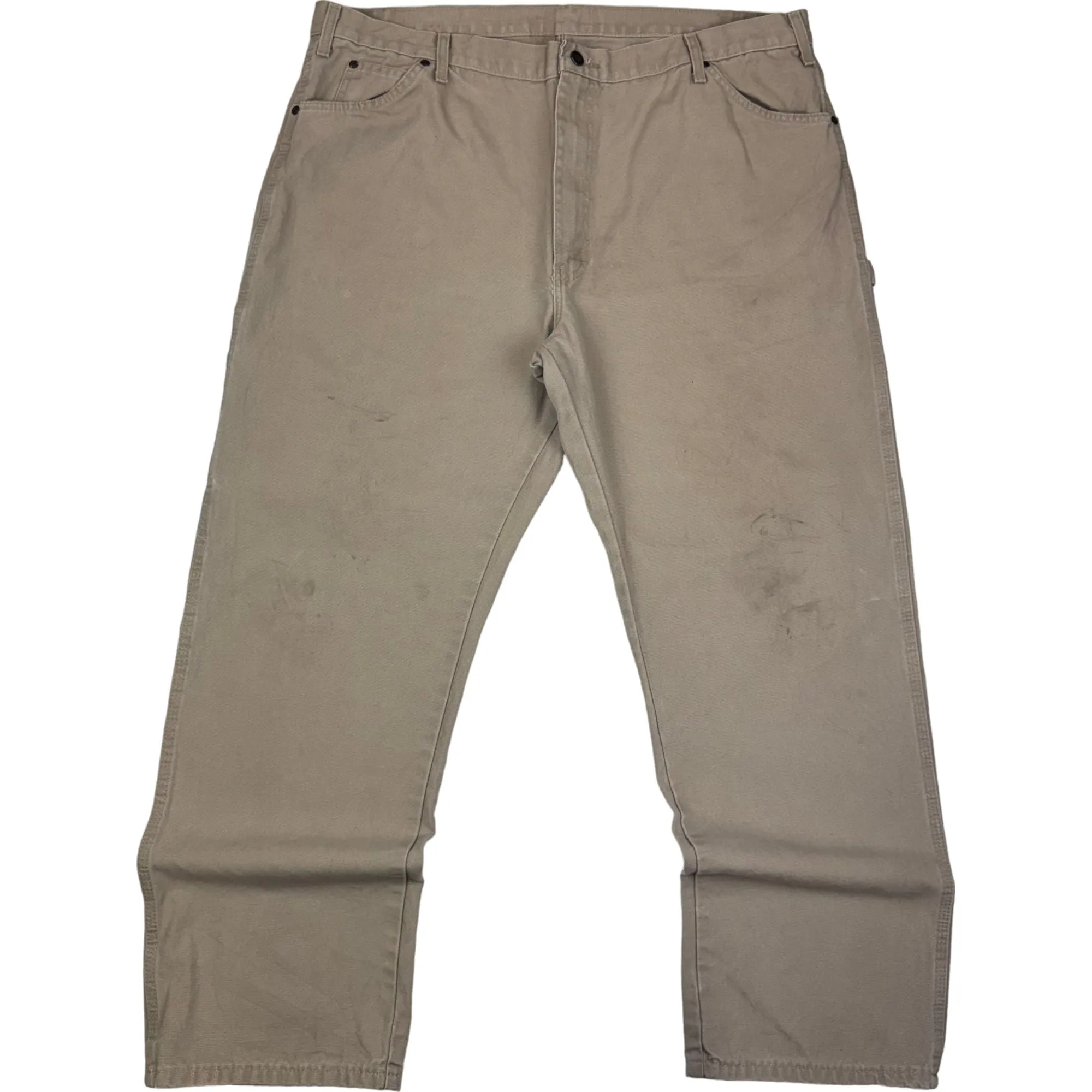 Dickies Relaxed Fit Workwear Trousers Beige