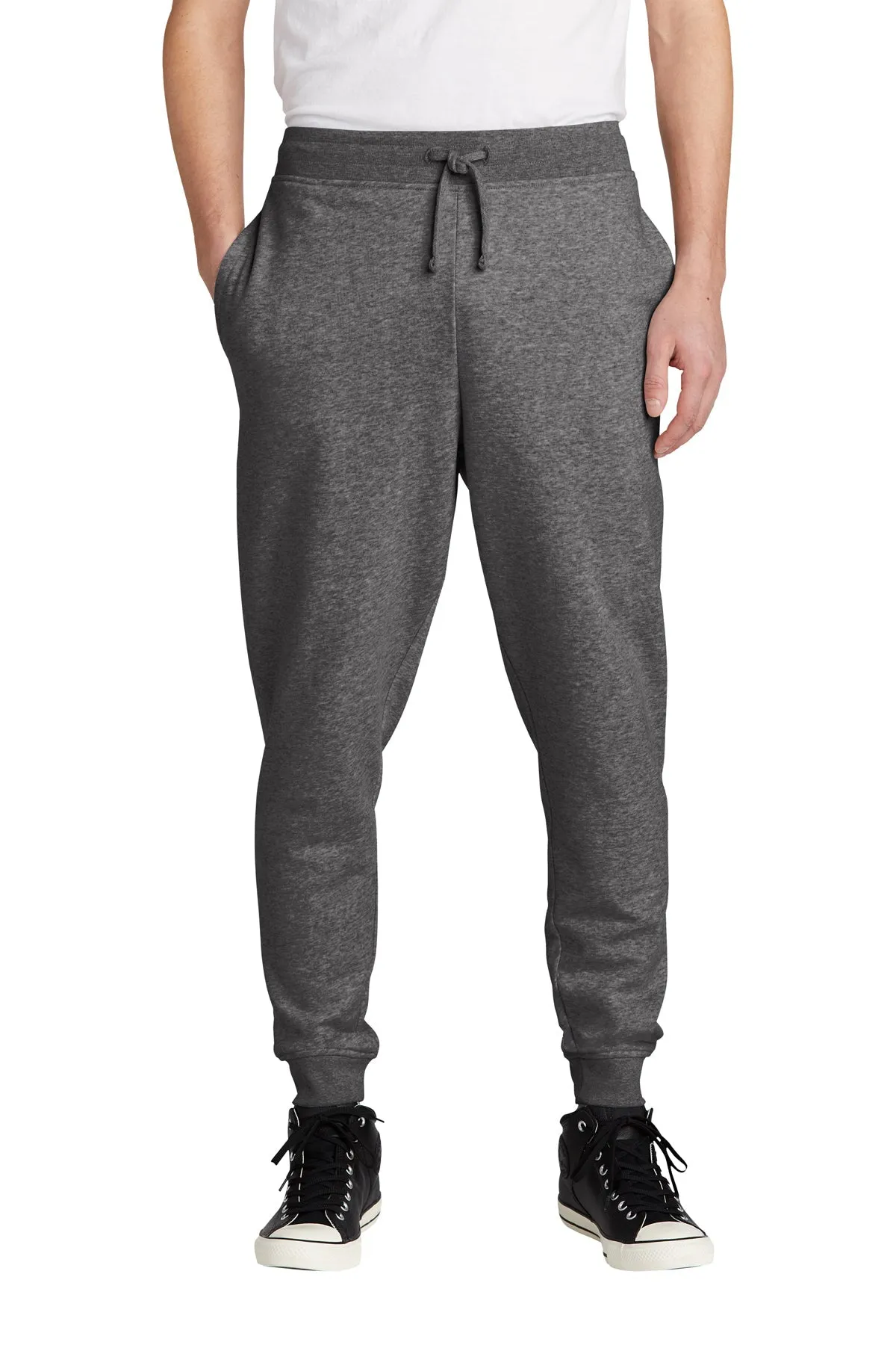 District V.I.T. Fleece Joggers, Heathered Charcoal