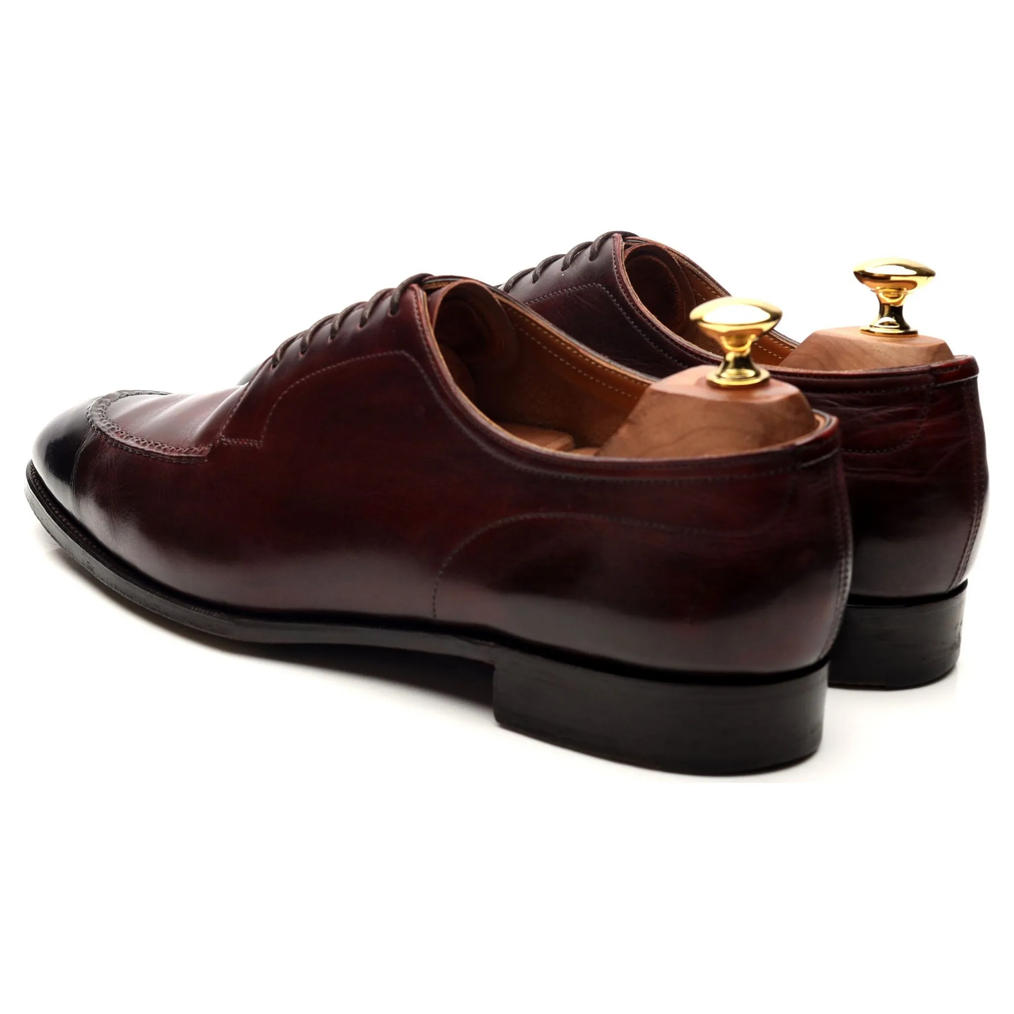 'Dover' Burgundy Leather Unlined Derby UK 9.5 D