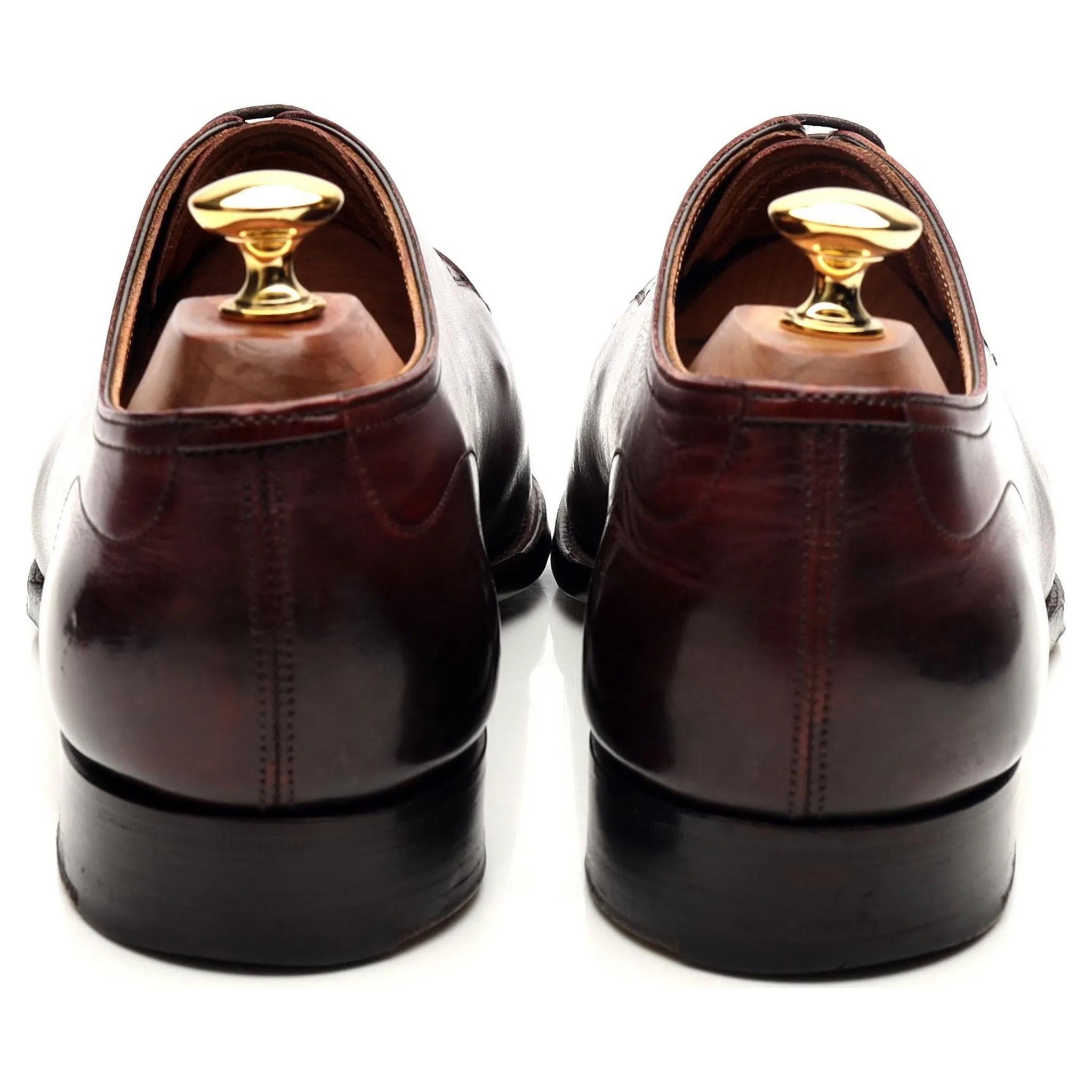 'Dover' Burgundy Leather Unlined Derby UK 9.5 D