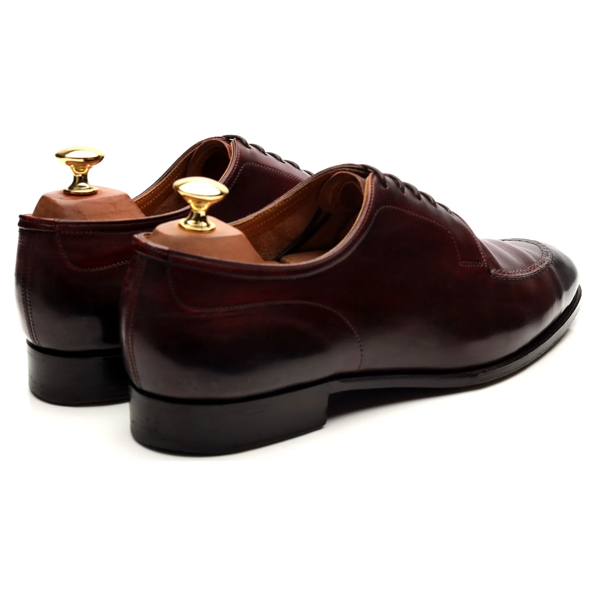 'Dover' Burgundy Leather Unlined Derby UK 9.5 D