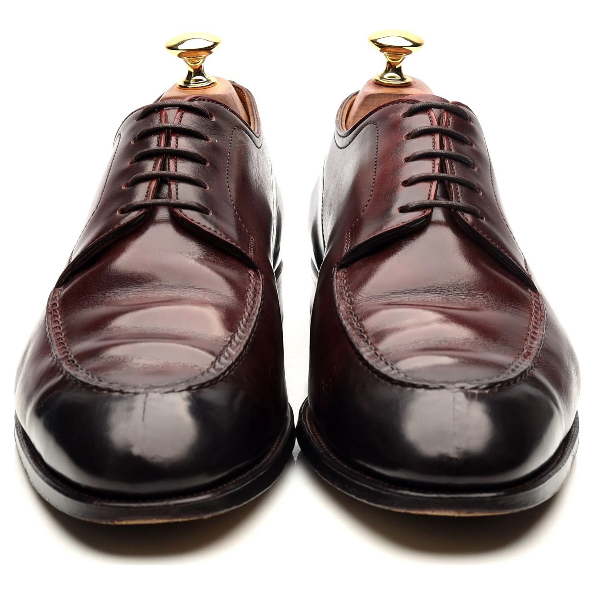 'Dover' Burgundy Leather Unlined Derby UK 9.5 D