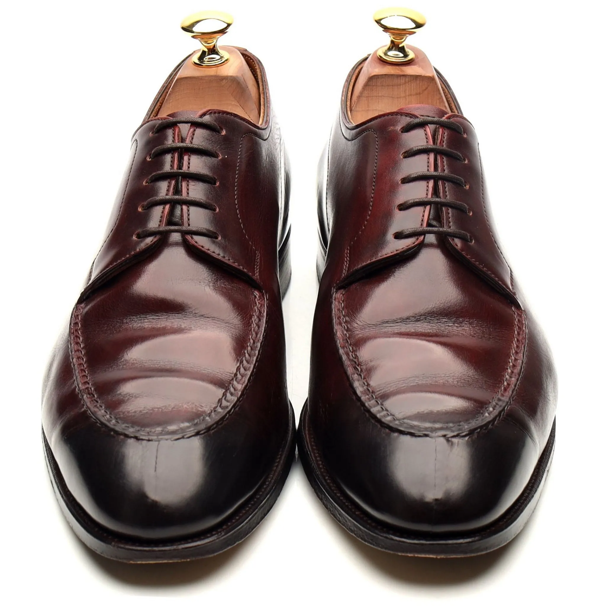 'Dover' Burgundy Leather Unlined Derby UK 9.5 D