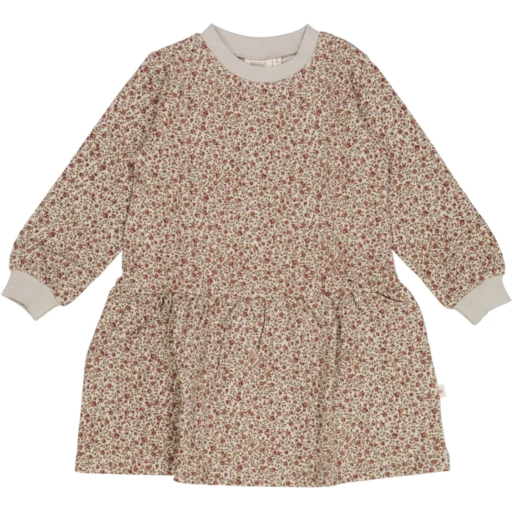 Dress Zenia - morning dove flowers