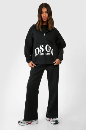 Dsgn Studio Zip Through Hooded Straight Leg Tracksuit