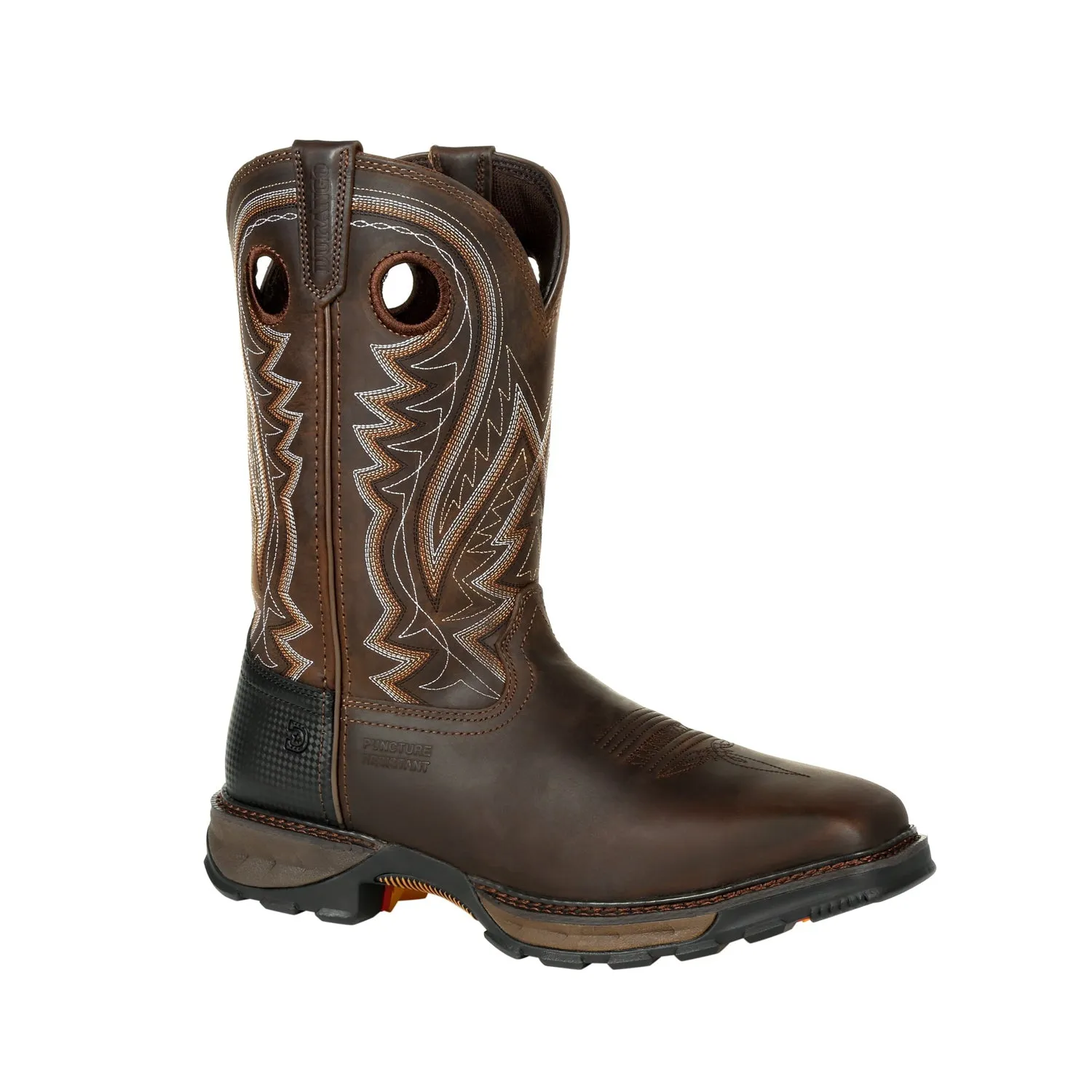 Durango Men's Chocolate Leather Maverick ST PR Work Boots.