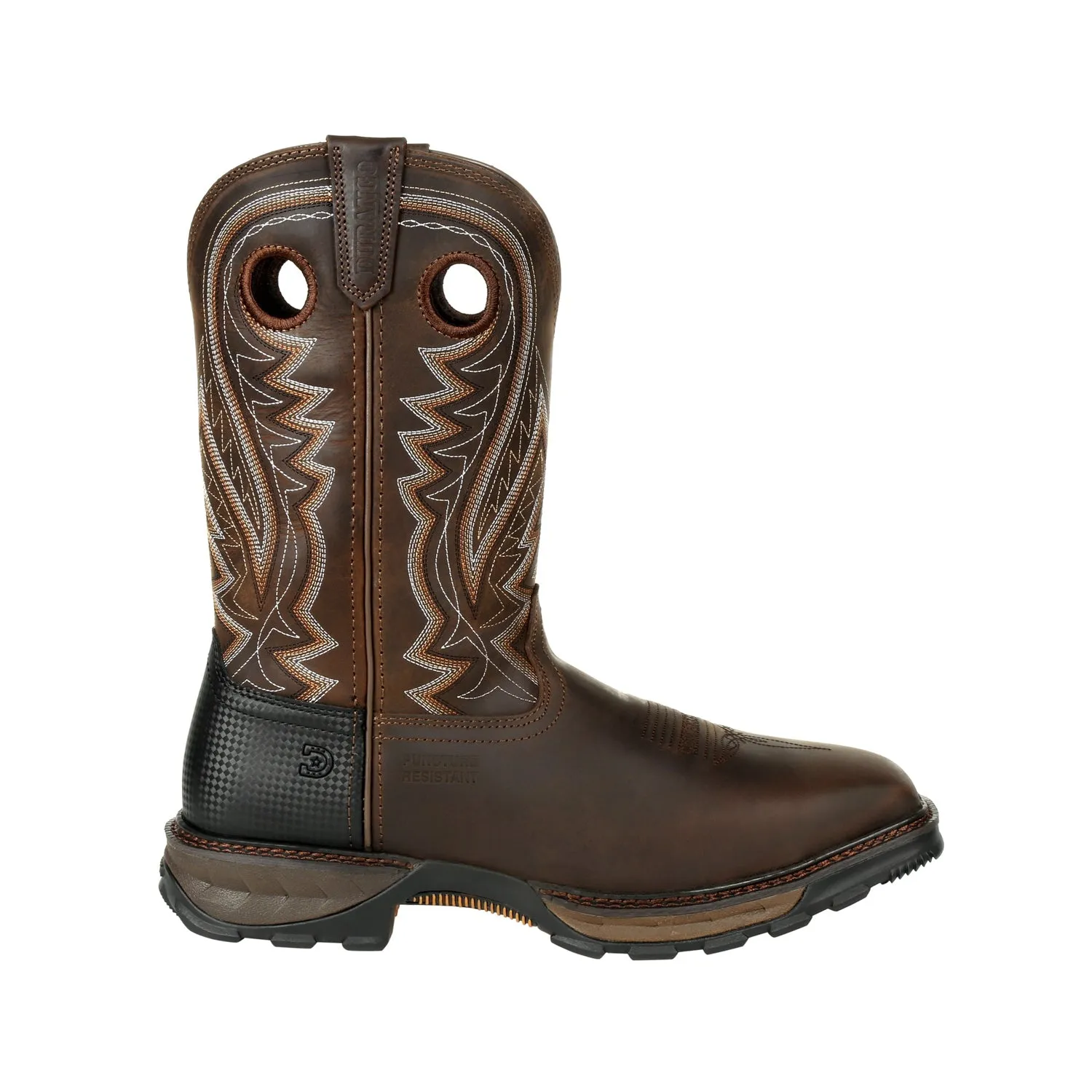 Durango Men's Chocolate Leather Maverick ST PR Work Boots.