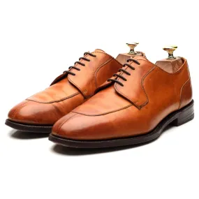 'Duval' Tan Brown Leather Split Toe Derby UK 7.5 F