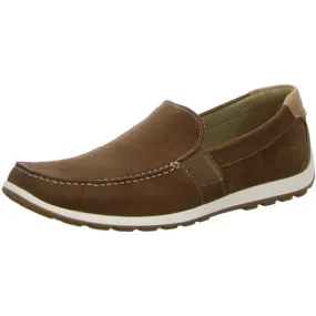 Ecco moccasins for men brown