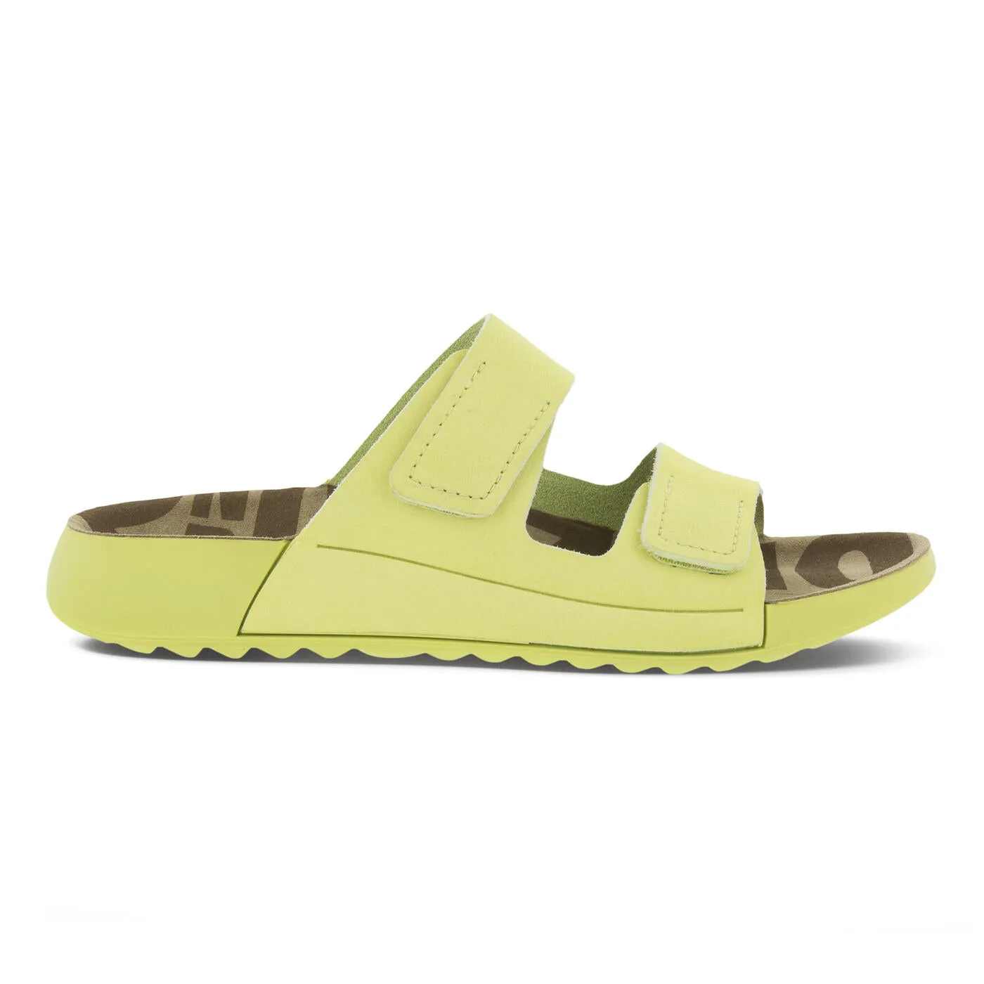 Ecco Women's 2nd Cozmo Two Band Slide Sunny Lime 20682302660