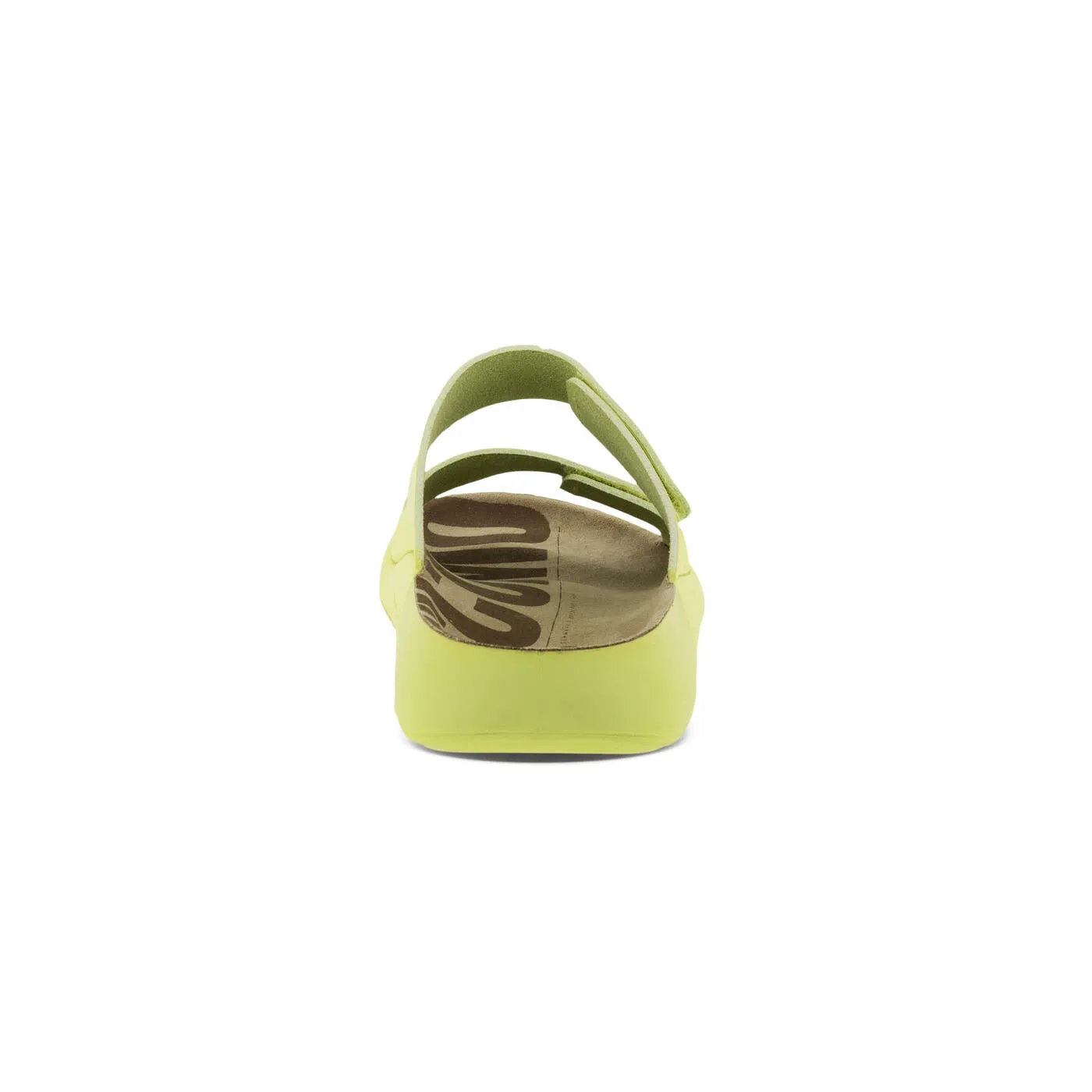 Ecco Women's 2nd Cozmo Two Band Slide Sunny Lime 20682302660