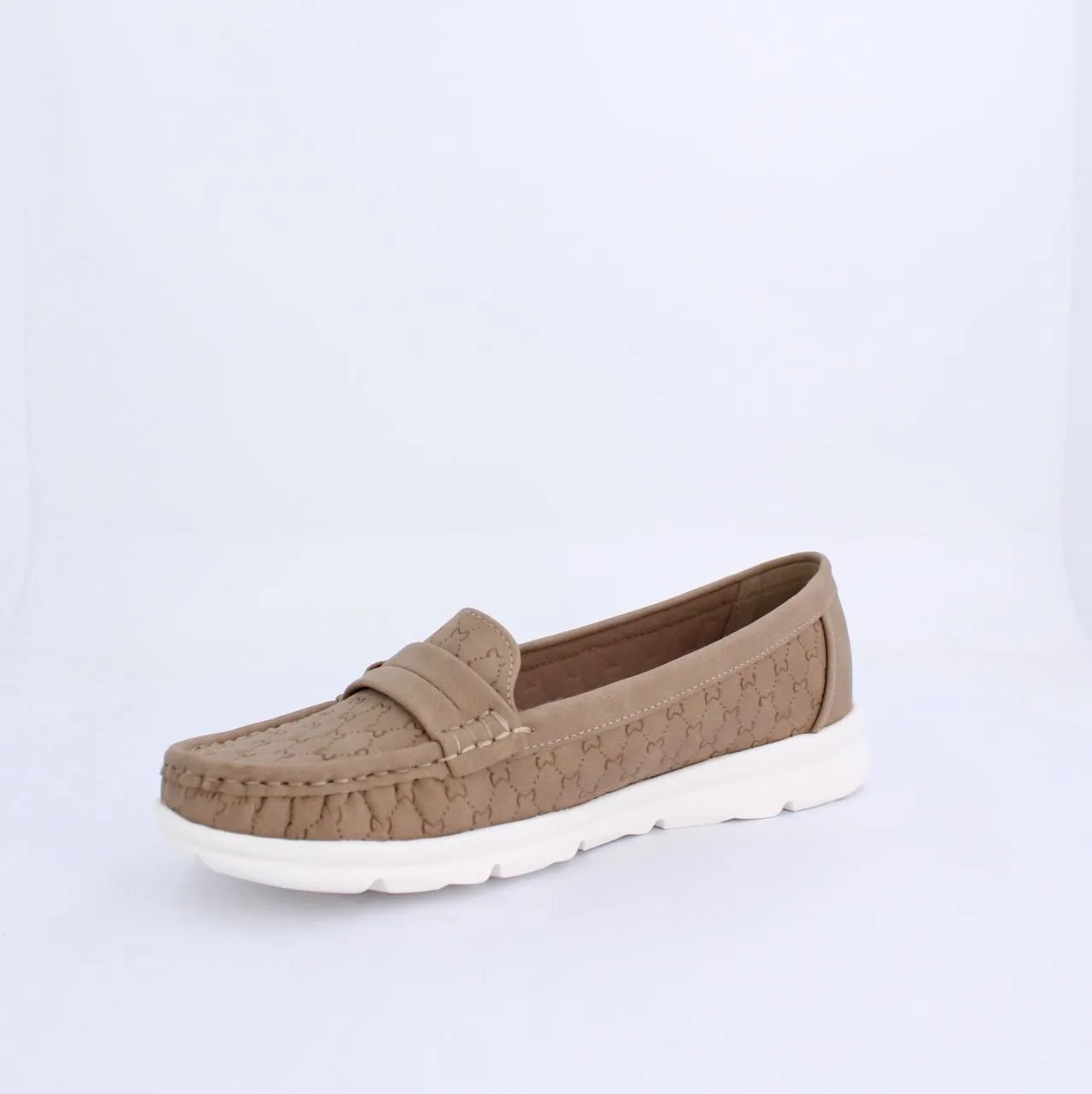 ECOYAN MOCCASINS - BEIGE