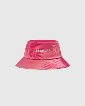 ED7:44 - Pink Palms Bucket Hat - Pink