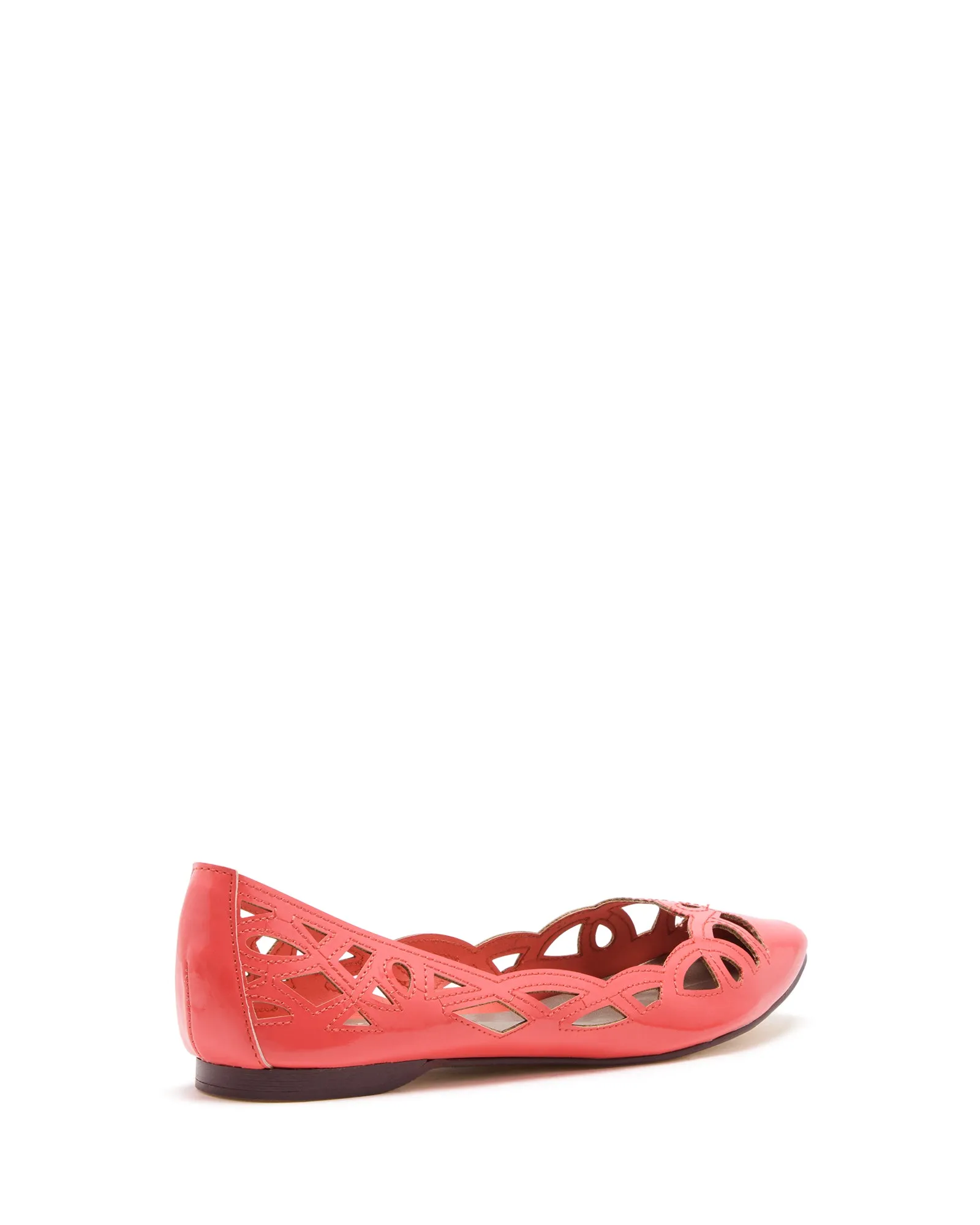 Edenn Ballet Flat Coral Patent