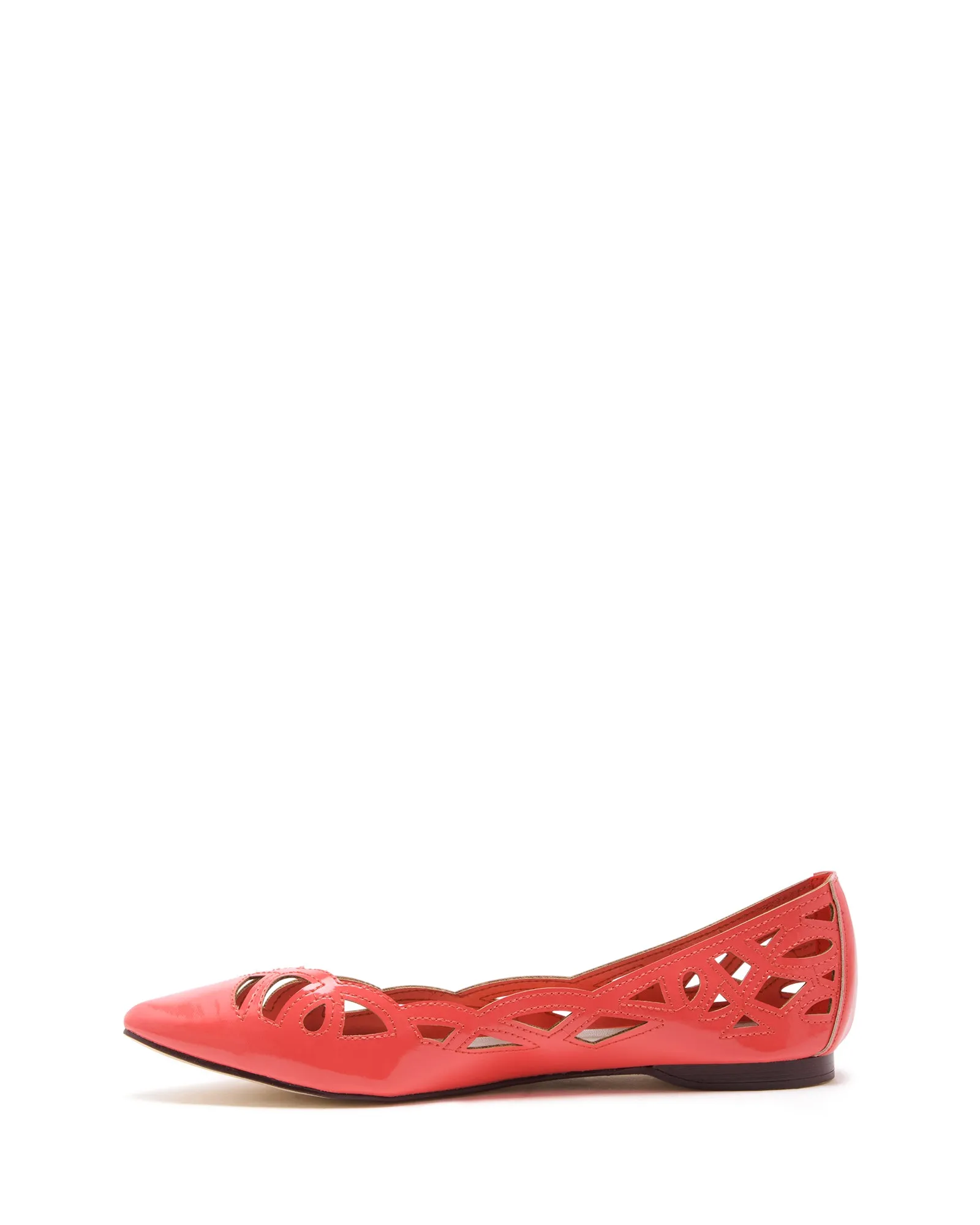 Edenn Ballet Flat Coral Patent