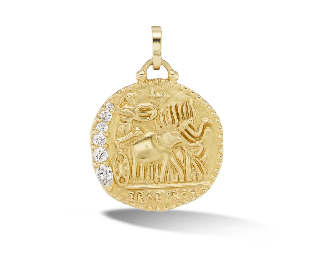 Elephant Quadriga Talisman Necklace