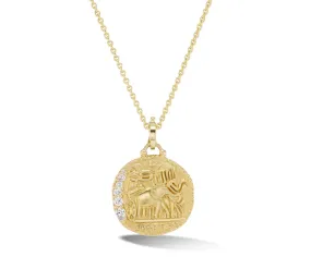 Elephant Quadriga Talisman Necklace