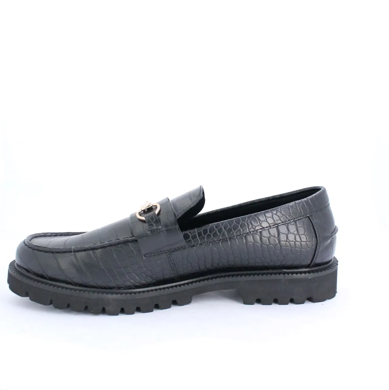 ELFORD MENS MOCCASINS-BLACK