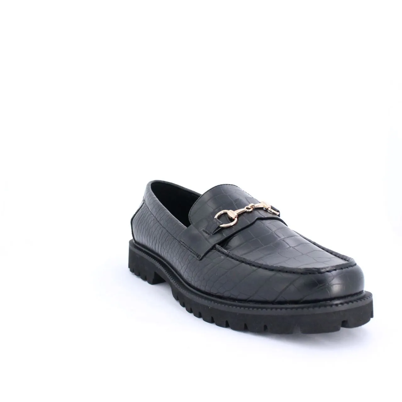 ELFORD MENS MOCCASINS-BLACK