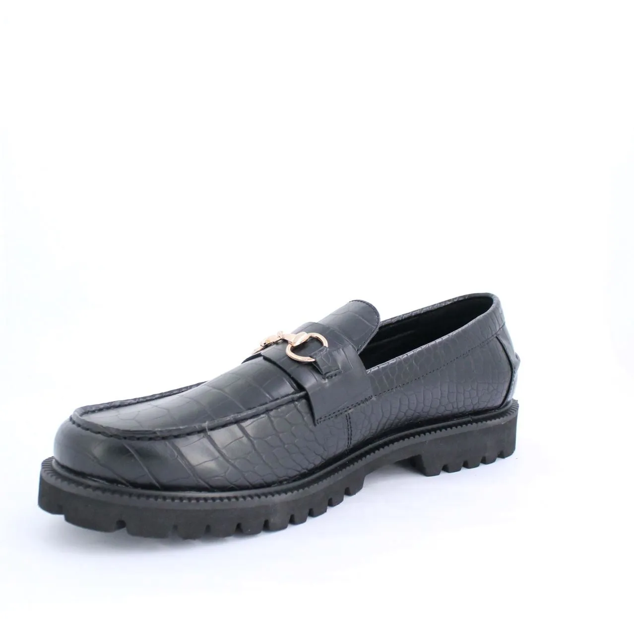 ELFORD MENS MOCCASINS-BLACK