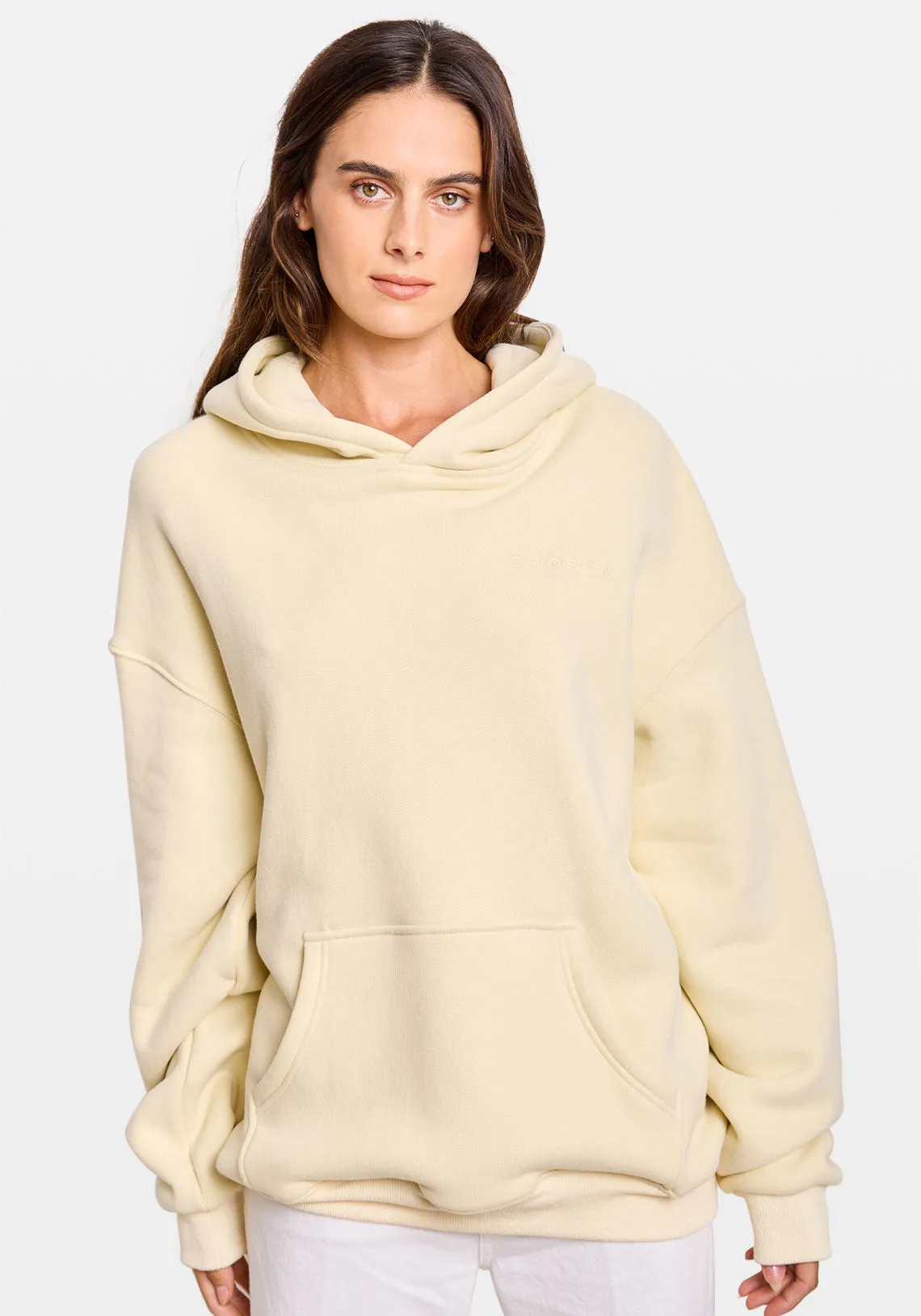 EMBROIDERED SWEATSHIRT BUTTER