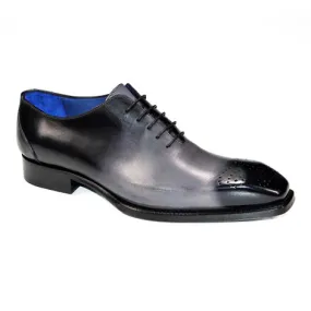 Emilio Franco Valerio Oxfords in Black Calf Skin Leather Combination