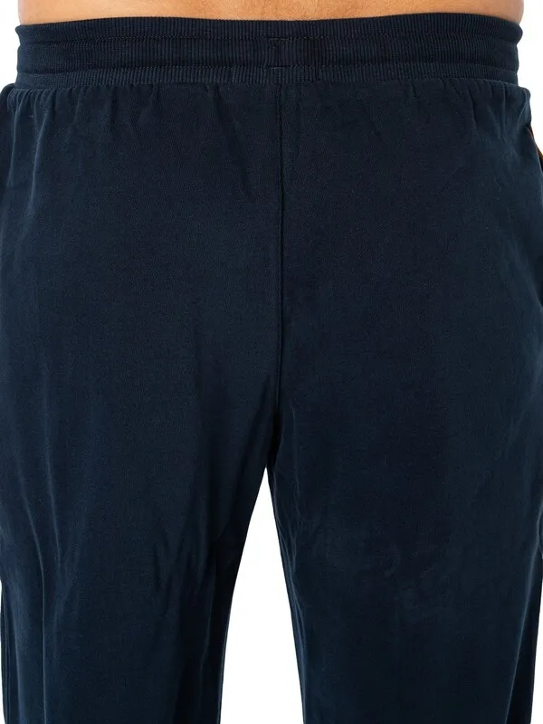 Emporio Armani Lounge Side Logo Joggers - Marine