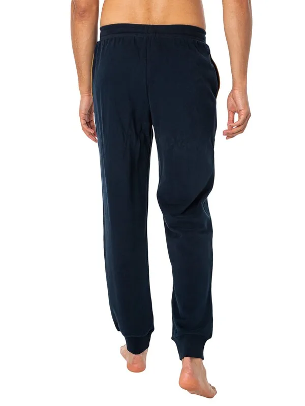 Emporio Armani Lounge Side Logo Joggers - Marine