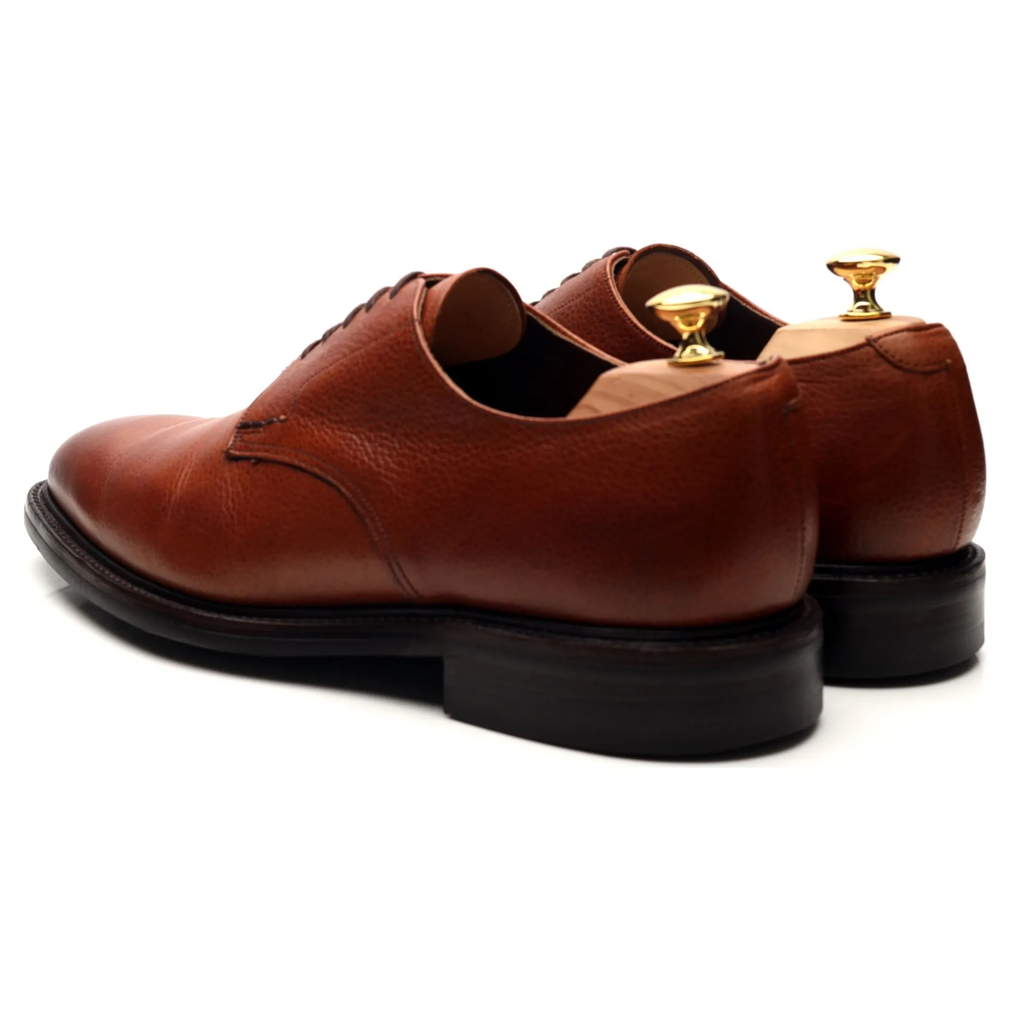 'Epsom' Tan Brown Leather Derby UK 10.5 G