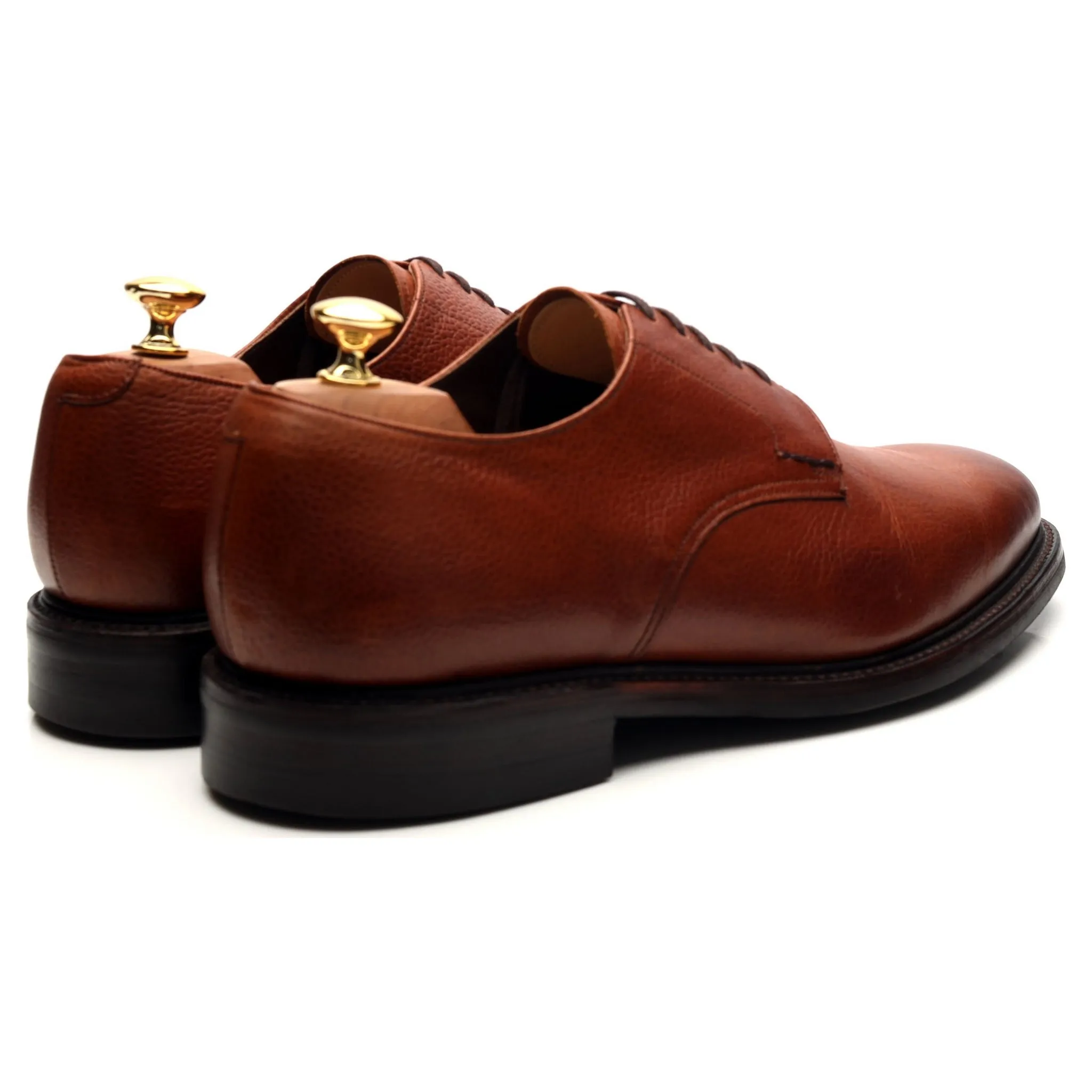 'Epsom' Tan Brown Leather Derby UK 10.5 G