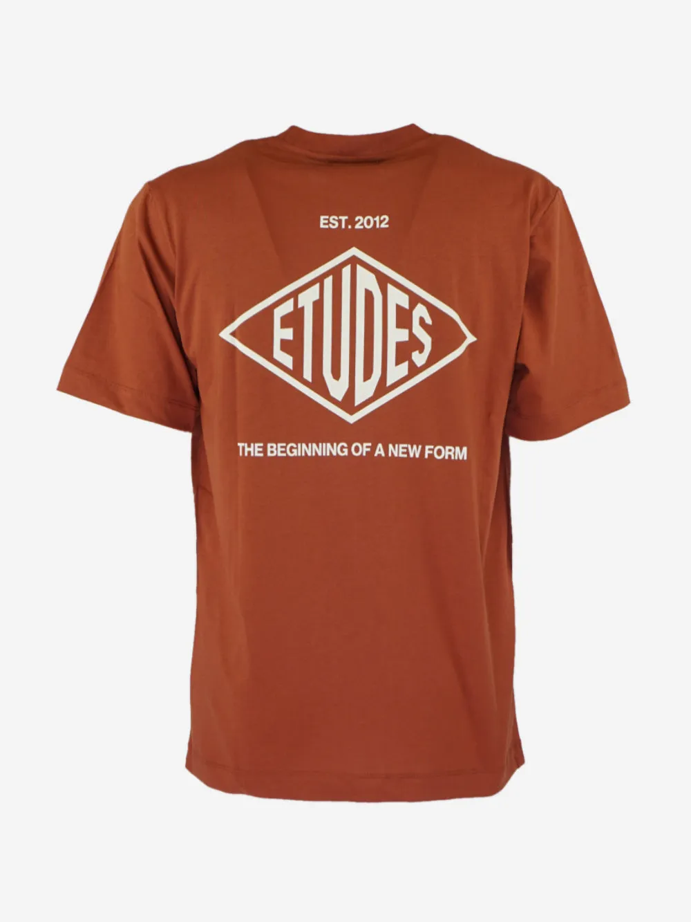 Etudes T-shirt with logo print and solid color Wonder New Form design