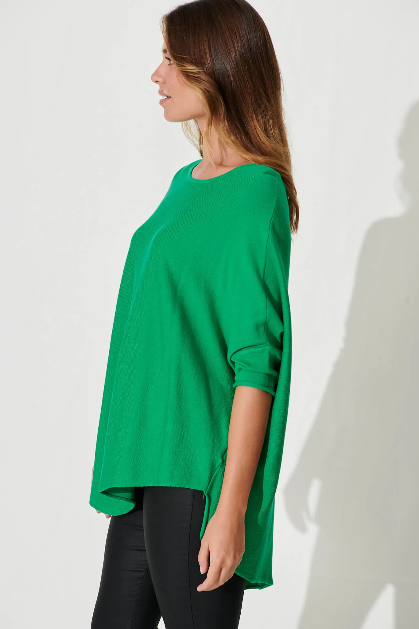 Eye To Eye Knit Top In Green