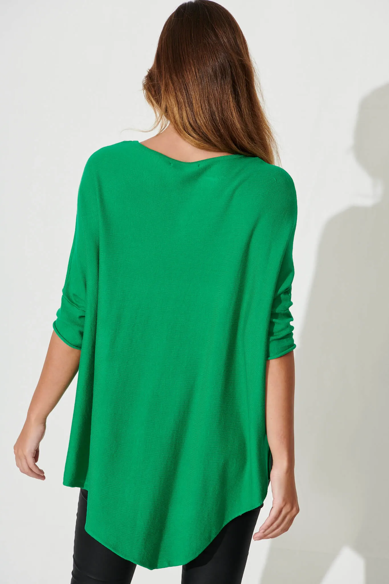 Eye To Eye Knit Top In Green